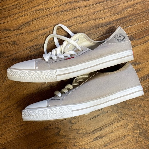 Levi Strauss Stan Buck Print Canvas Mens Sneakers 9 - Picture 4 of 7